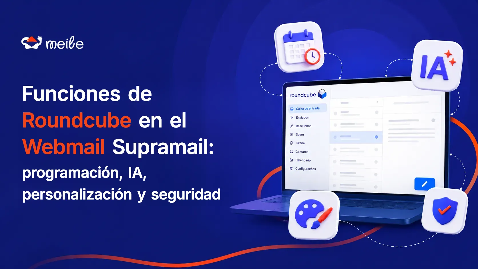 Funcionalidades de Roundcube en el Webmail Supramail
